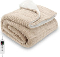 Electric Heated Blanket - Beige