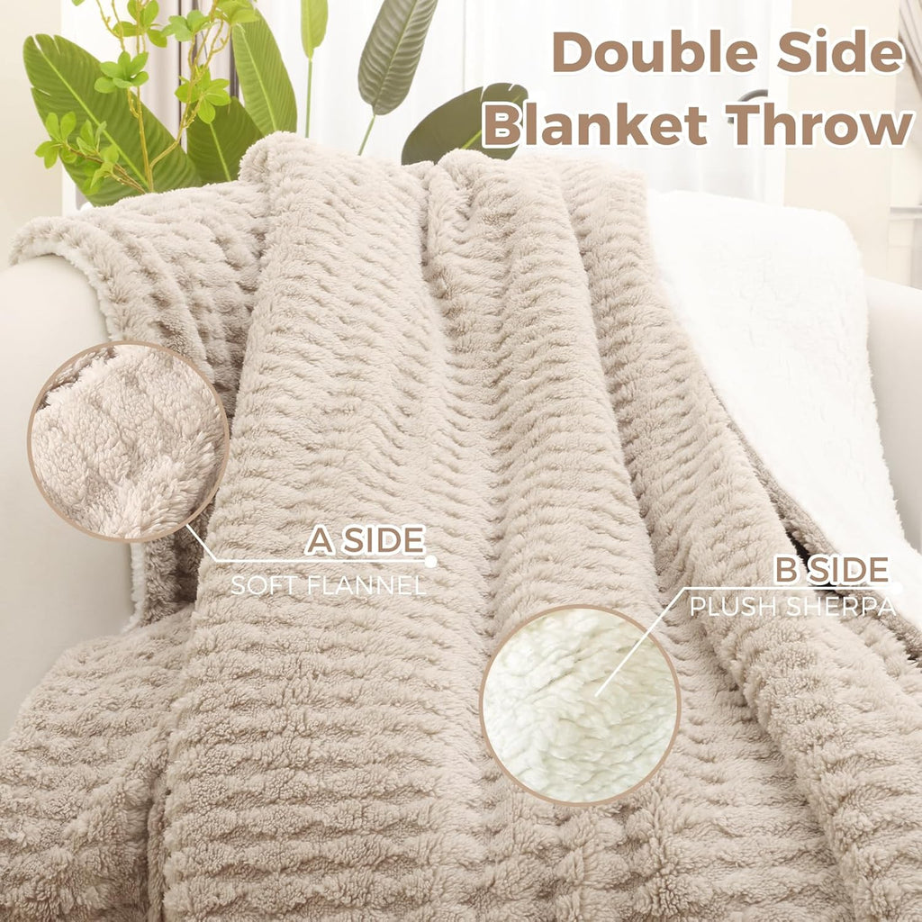Electric Heated Blanket - Beige