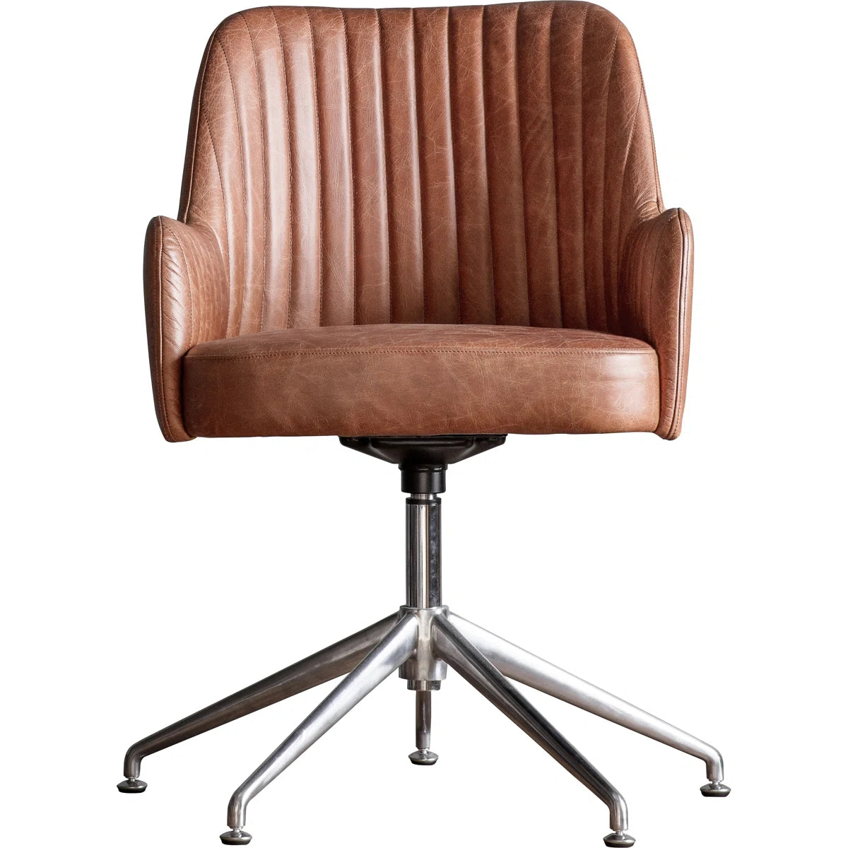 Leather Office Chair - Brown
