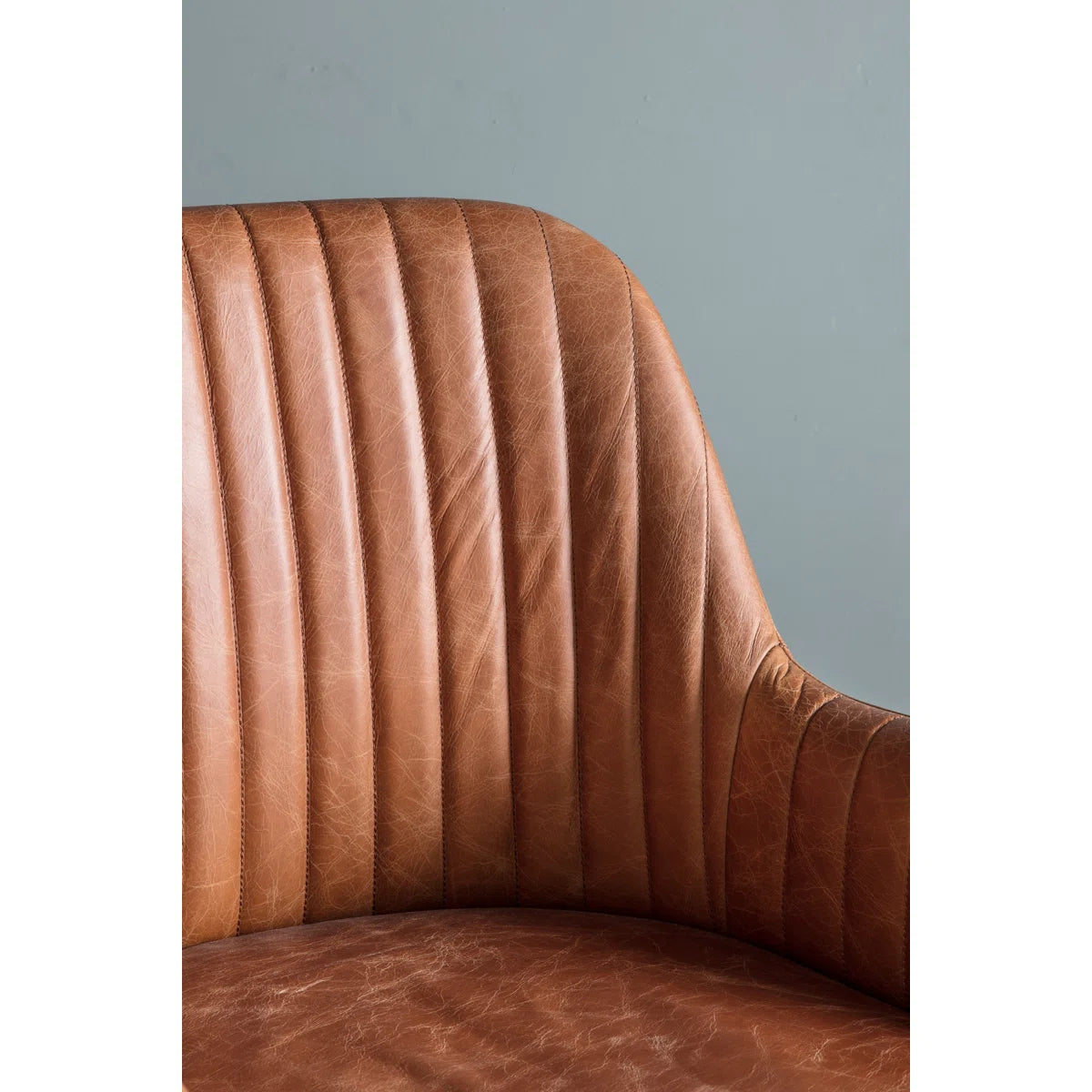 Leather Office Chair - Brown
